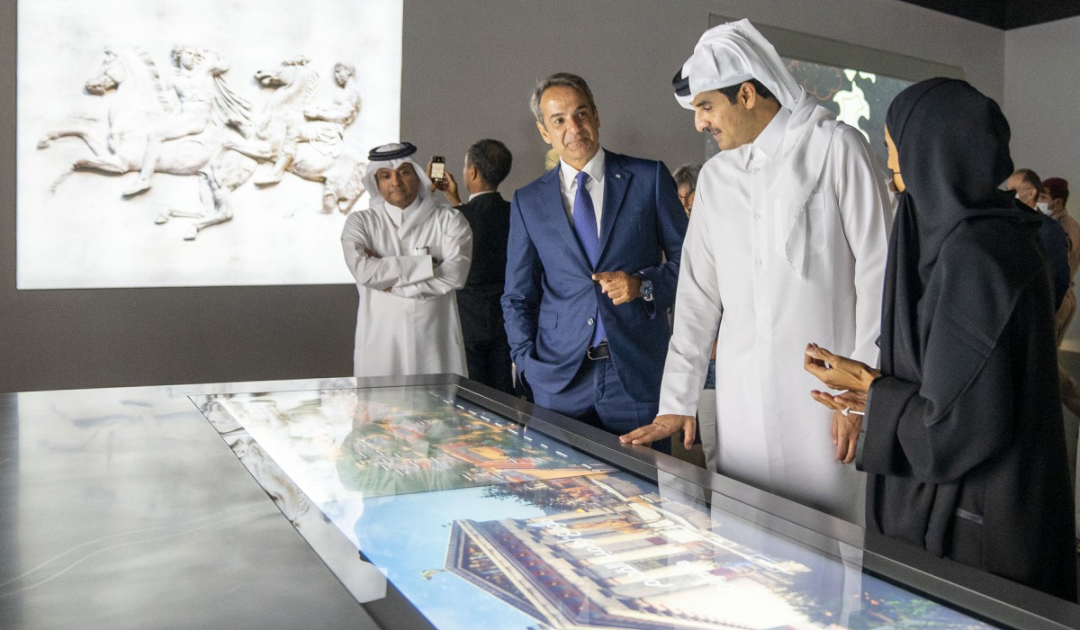 HH the Amir, Greek Prime Minister Visit Qatar Olympic and Sports Museum
